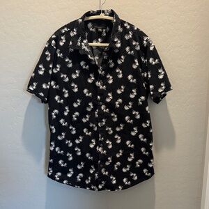 John Varvatos Black and White Casual Shirt